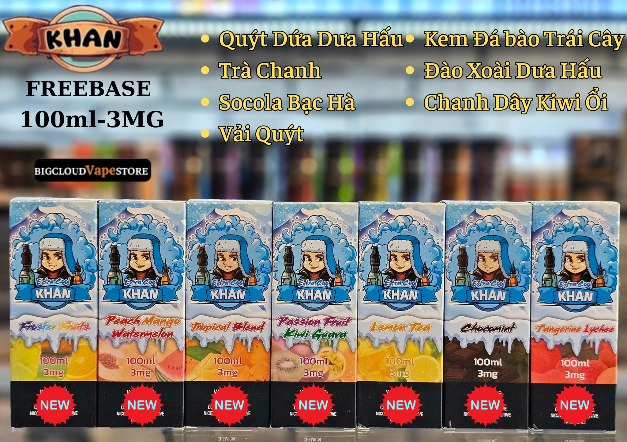 Khan Freebase 100ml 3MG